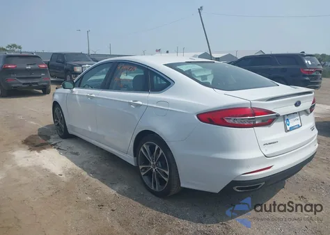 2020 Ford Fusion Titanium from USA, damaged, VIN 3FA6P0D98LR117849